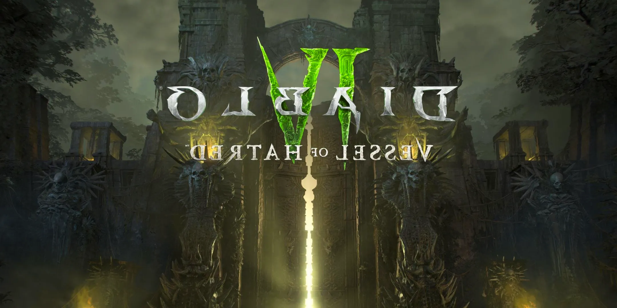 Diablo 4 Vessel of Hatred logo and opening screenshot Image