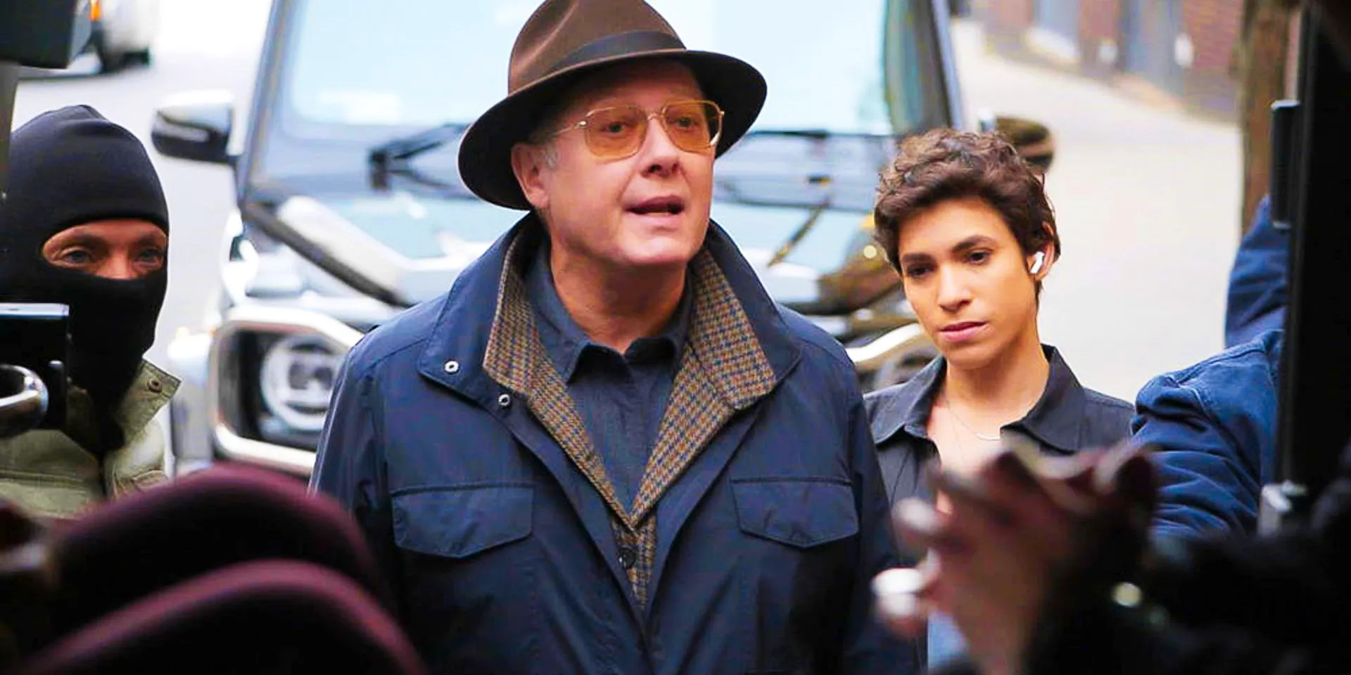 Diany Rodriguez and James Spader in the Blacklist Image