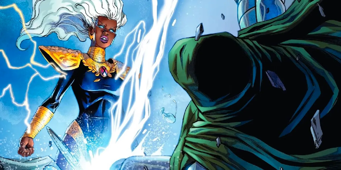 DOCTOR DOOM AND X-MEN'S STORM DISCUSS POLITICS 7 Image