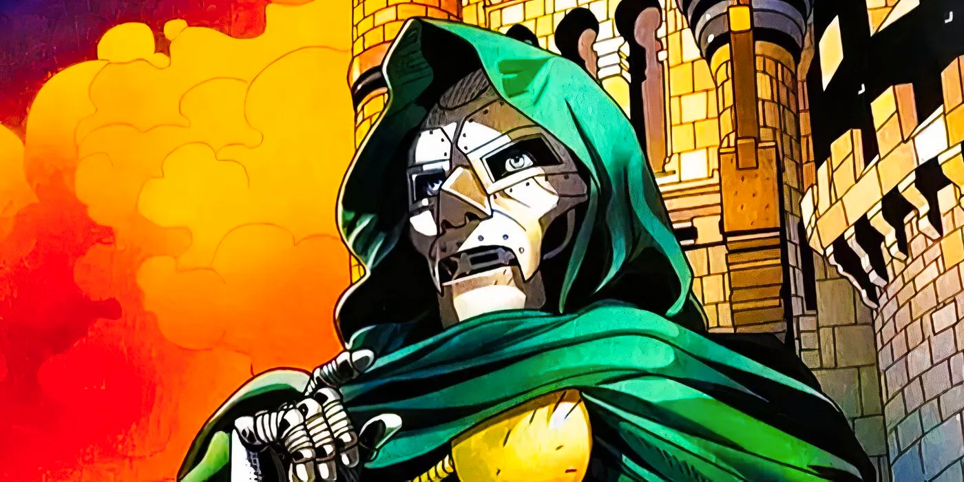 Doctor Doom in front of his castle in Marvel Comics-1 Image