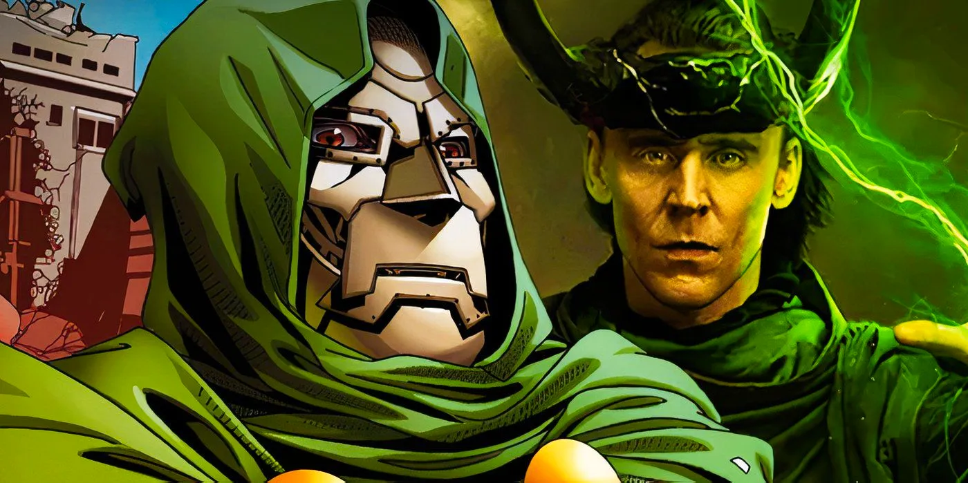 Doctor Doom in Marvel Comics with Loki at the end of Loki season 2 Image