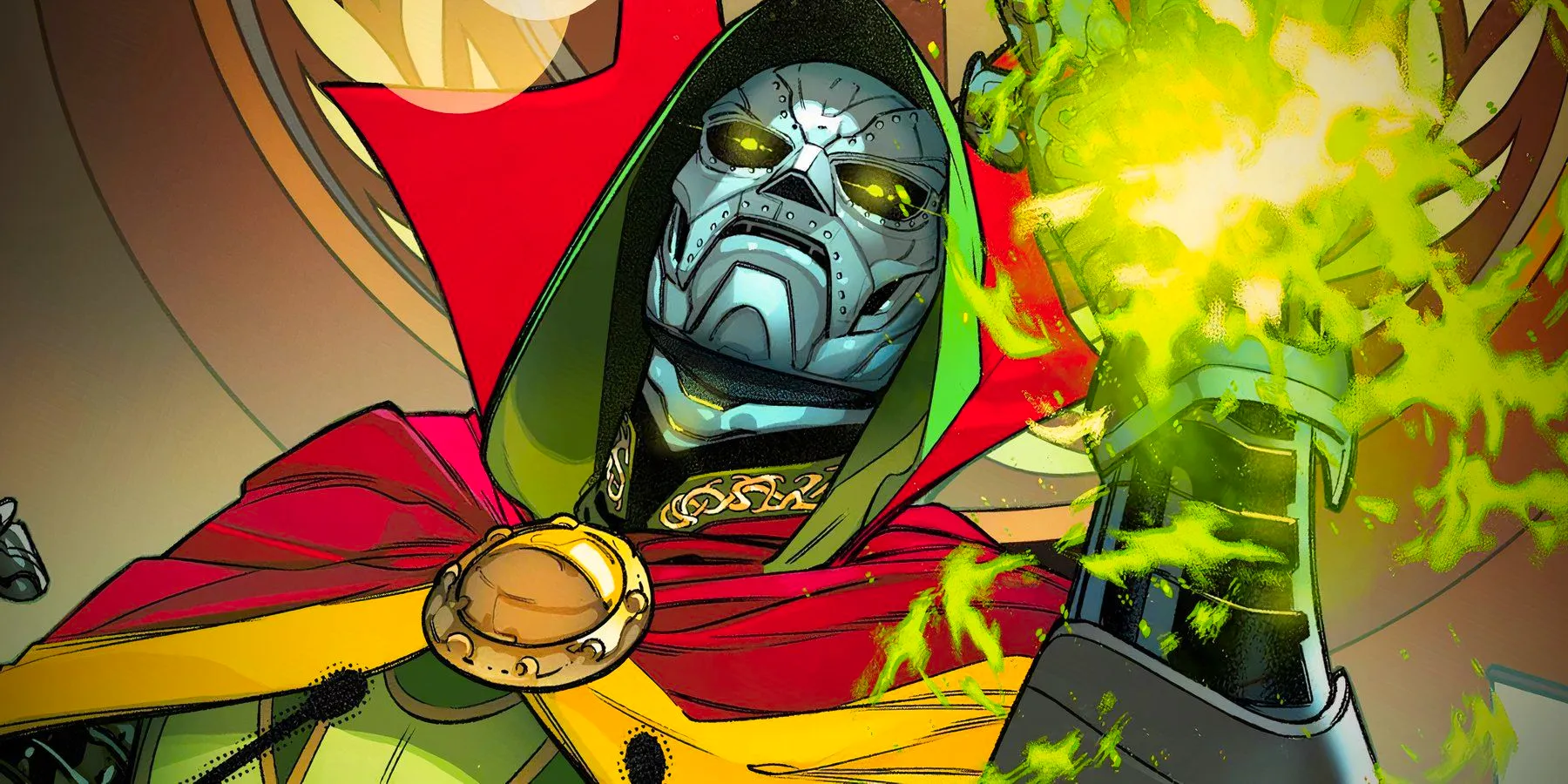 Doctor Doom in Rise of Emperor Doom Comic Art Image