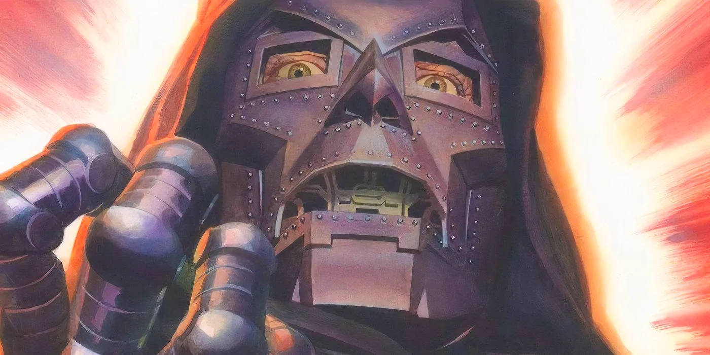 Doctor Doom showing off his mask in Marvel Comics Image