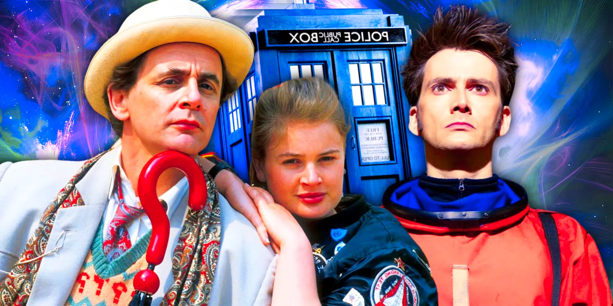 Doctor Who_the Tenth Doctor in The Waters of Mars and the Seventh Doctor with Ace Image