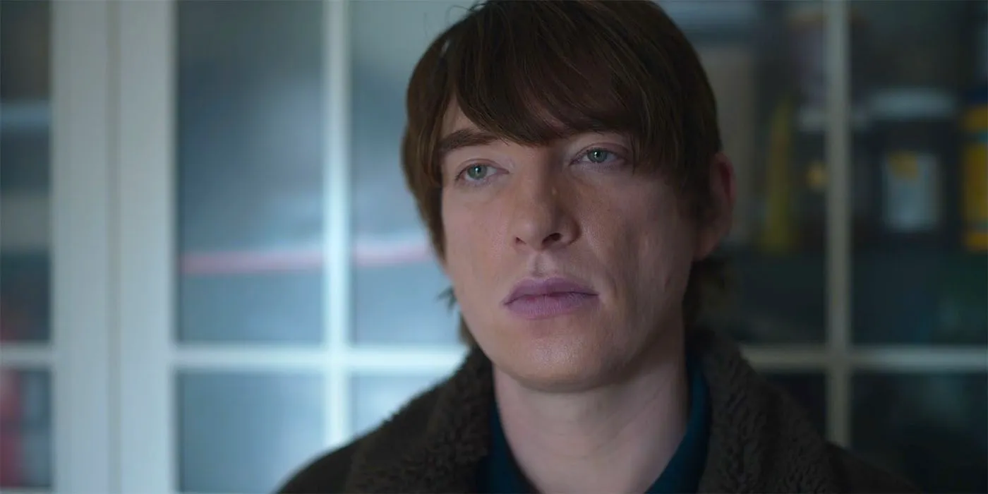 Domhnall Gleeson as Sam looks despondent in The Patient Image