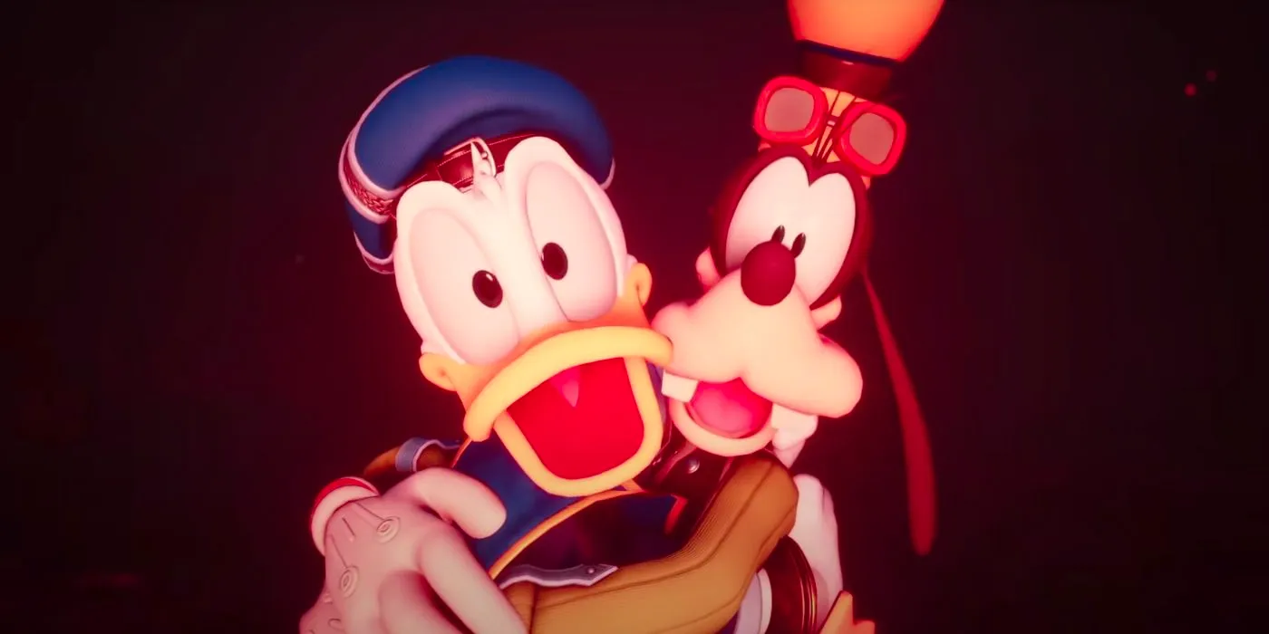 Donald Duck and Goofy terrified in Kingdom Hearts 3 Image