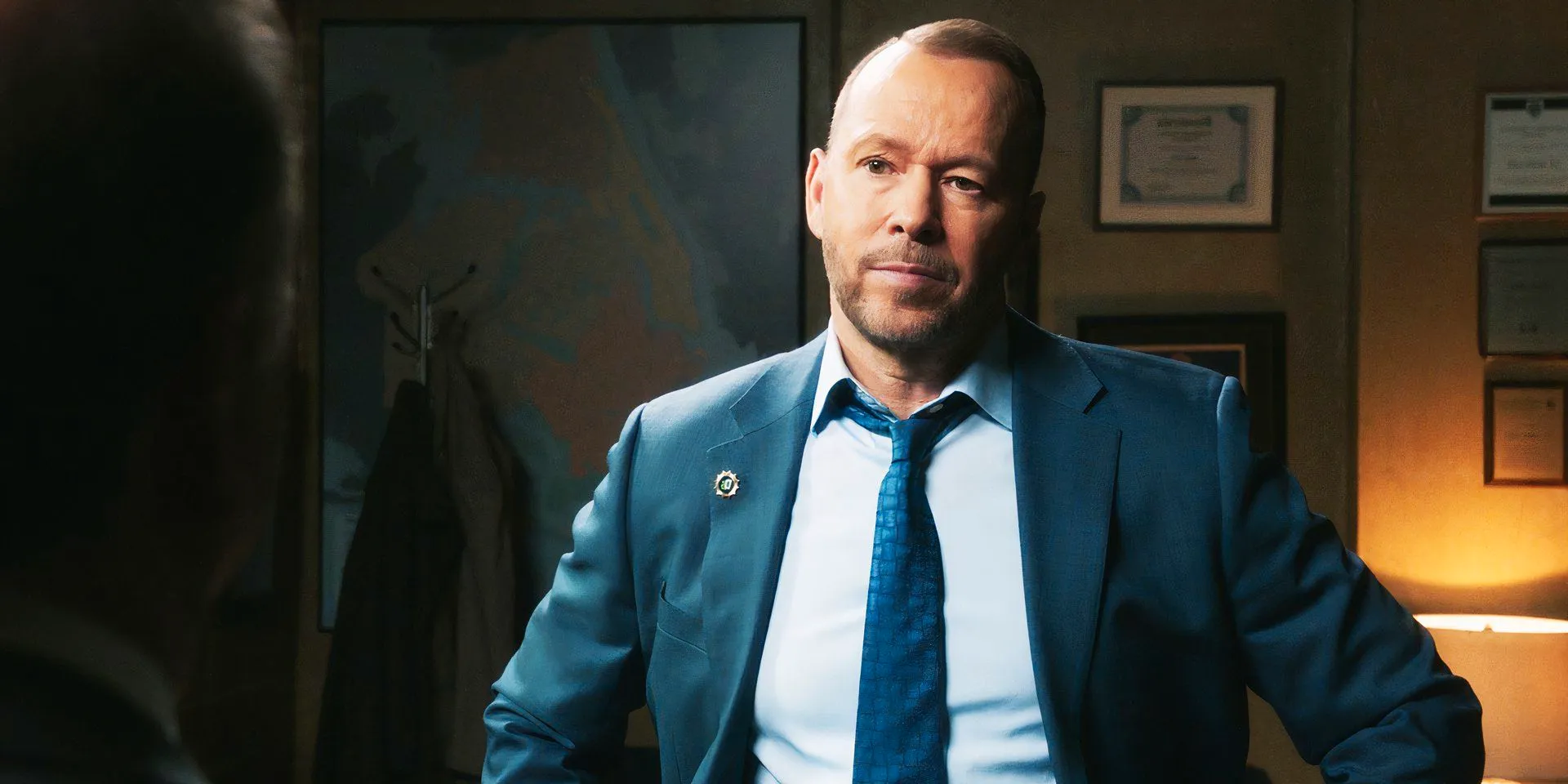 Donnie Wahlberg looking serious as Danny Reagan in Blue Bloods season 14 Image