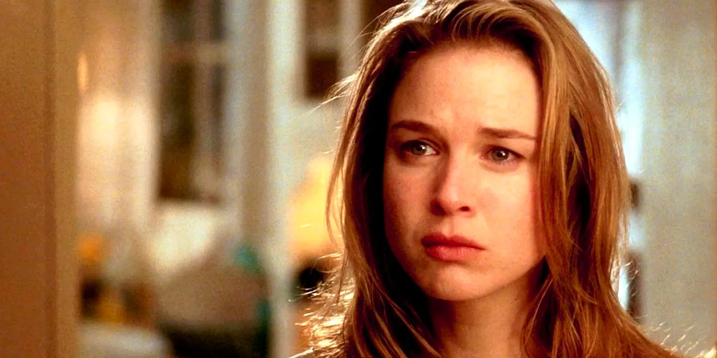 Dorothy looking sad in Jerry Maguire (1996) Renée Zellweger as Dorothy Boyd Image