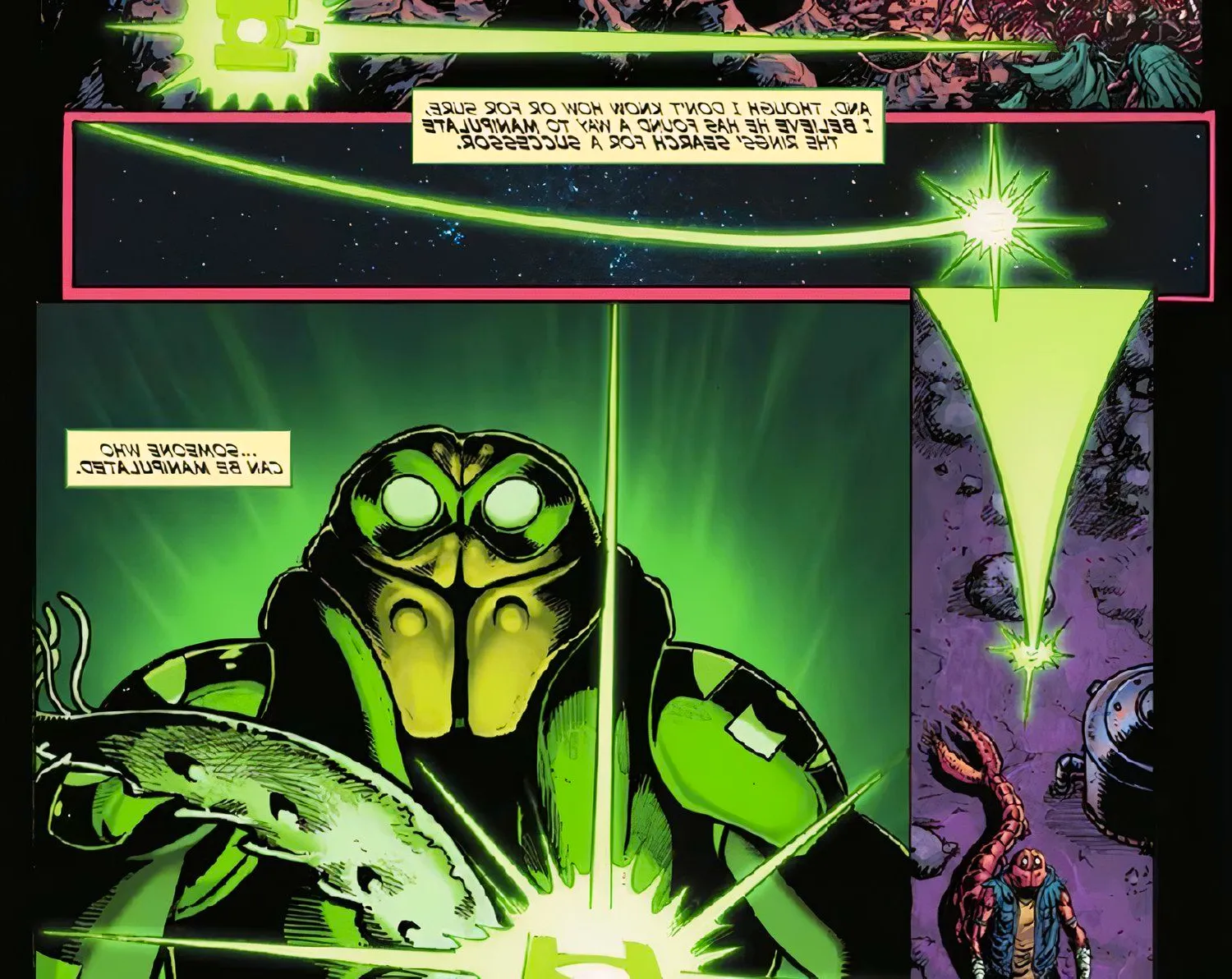 D'Proba Realizes He's Chosen as a Green Lantern to Be Manipulated DC Image