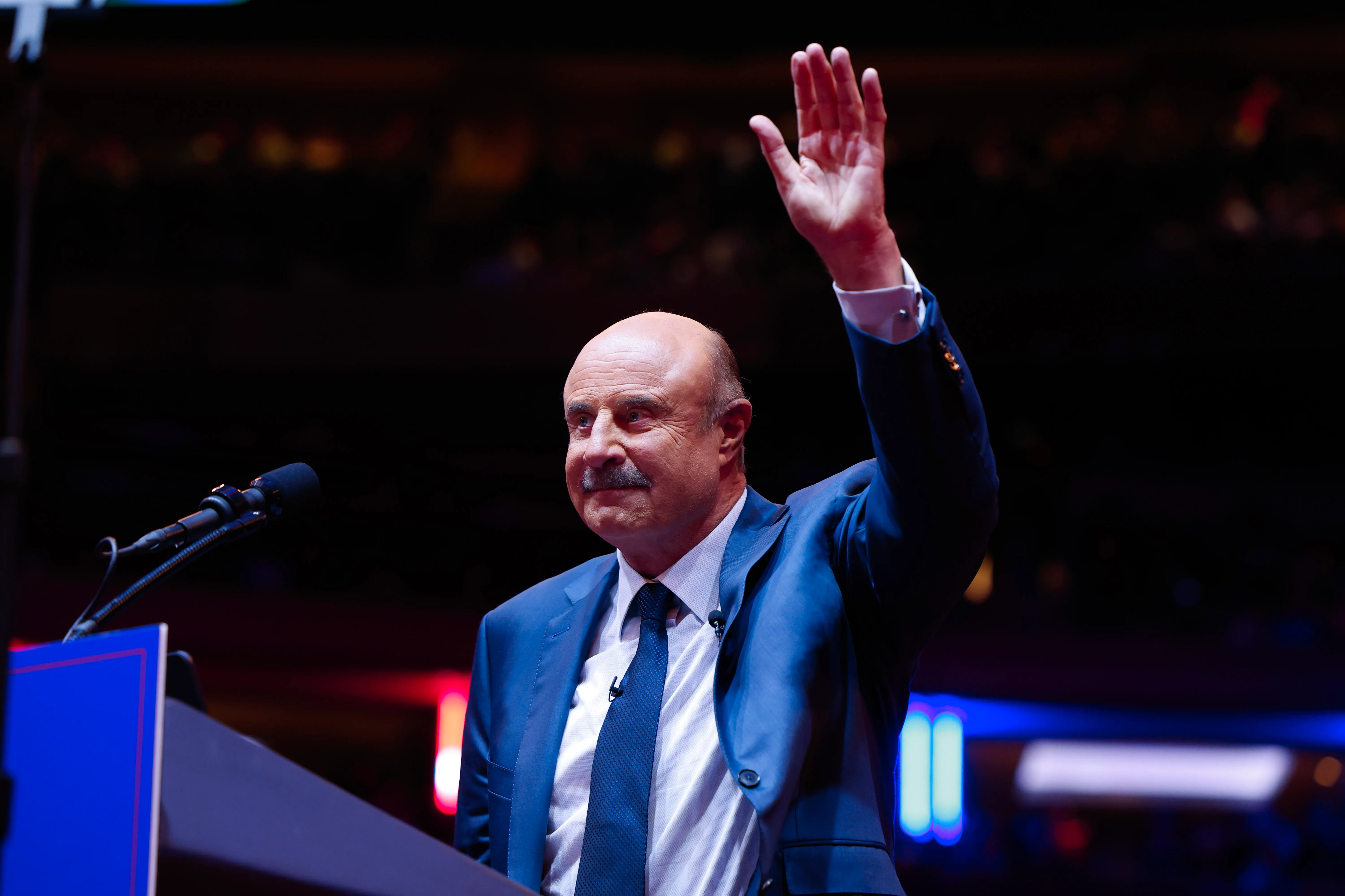 Dr. Phil Endorses Donald Trump At Madison Square Garden Rally Image