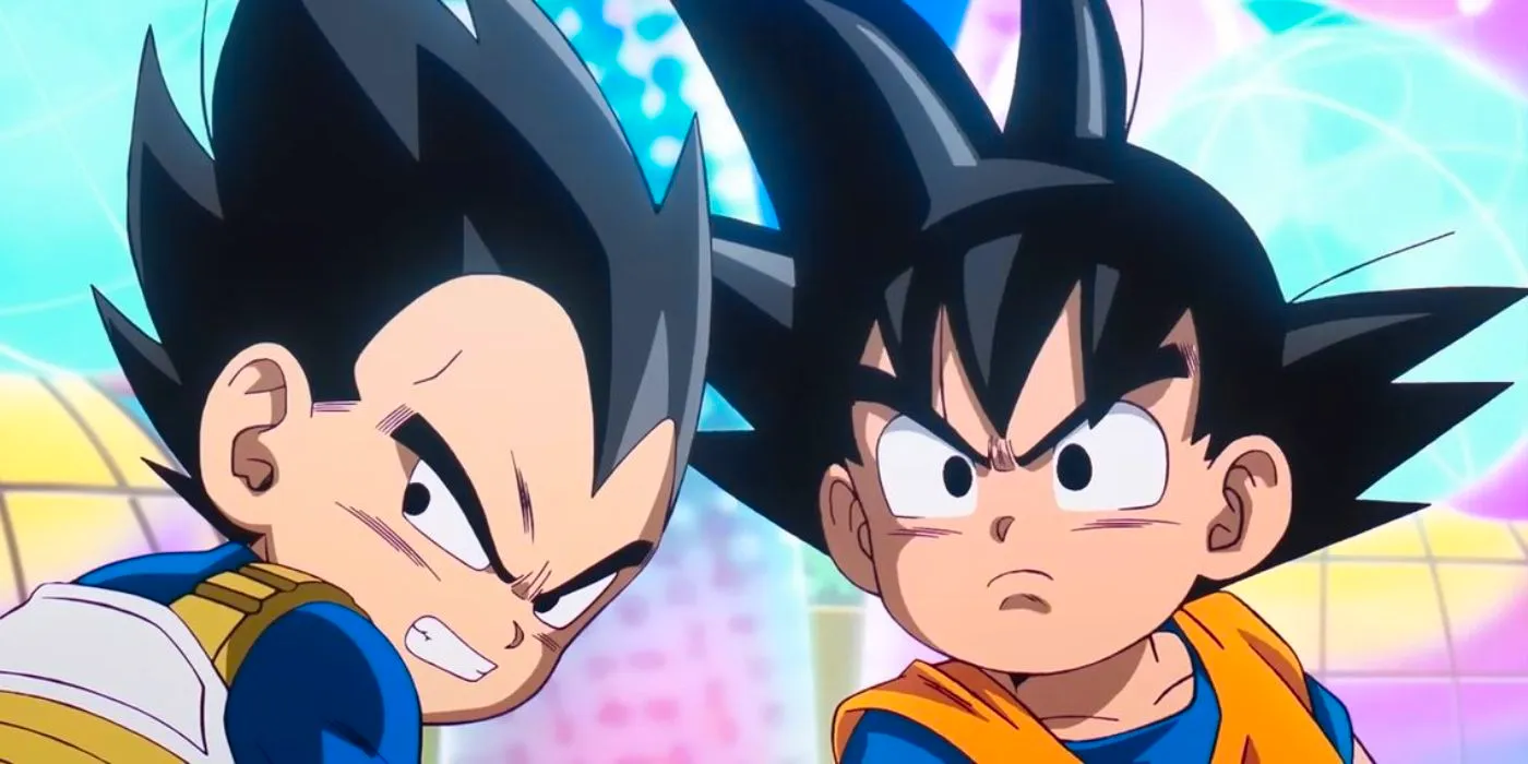 Dragon Ball Daima's Goku and Vegeta as children. Image