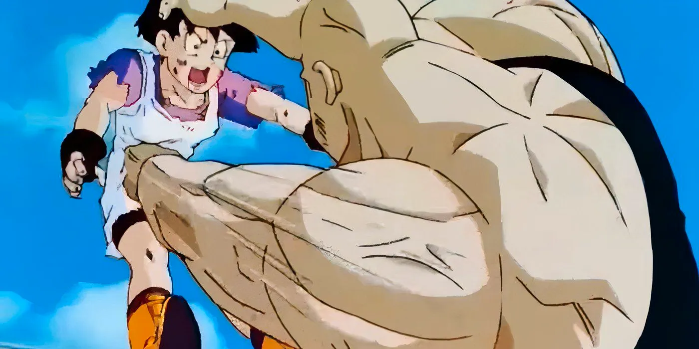 Dragon Ball Z Spopovich beats Videl during the tournament Image