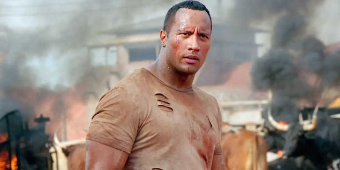 Dwayne The Rock Johnson as Beck in The Rundown. Image