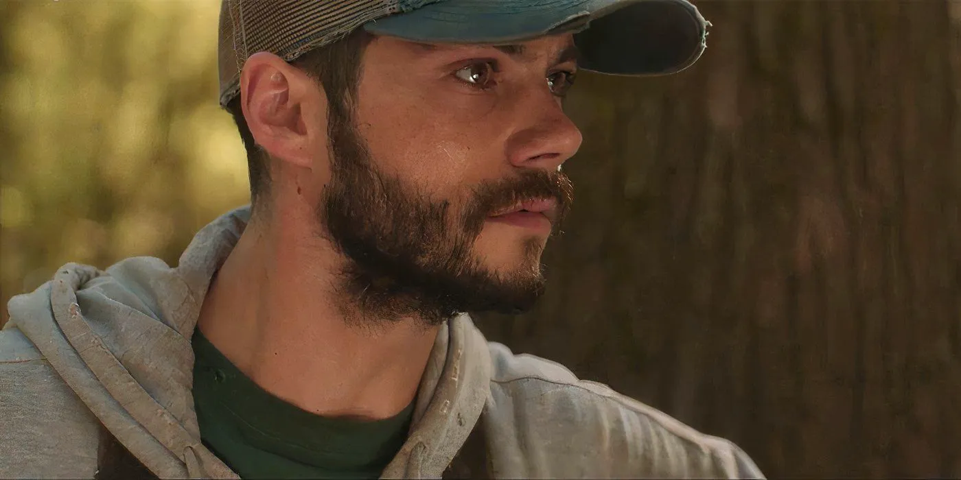 Dylan O'Brien observing the lake in Caddo Lake Image