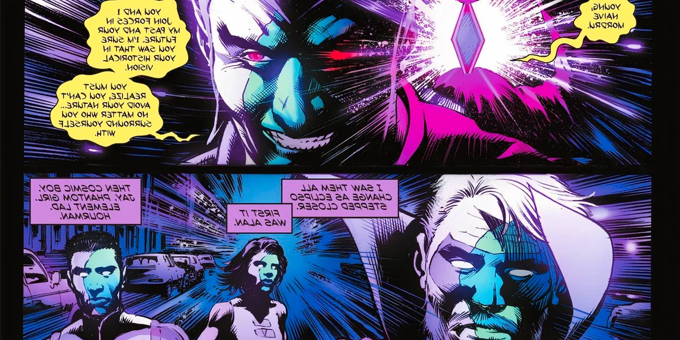 Eclipso Corrupts the Justice Society Image