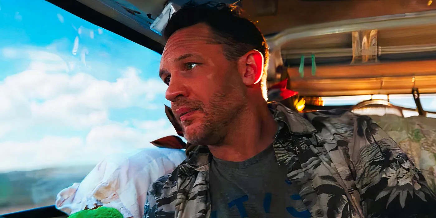 Eddie Brock in a car in Venom The Last Dance Image