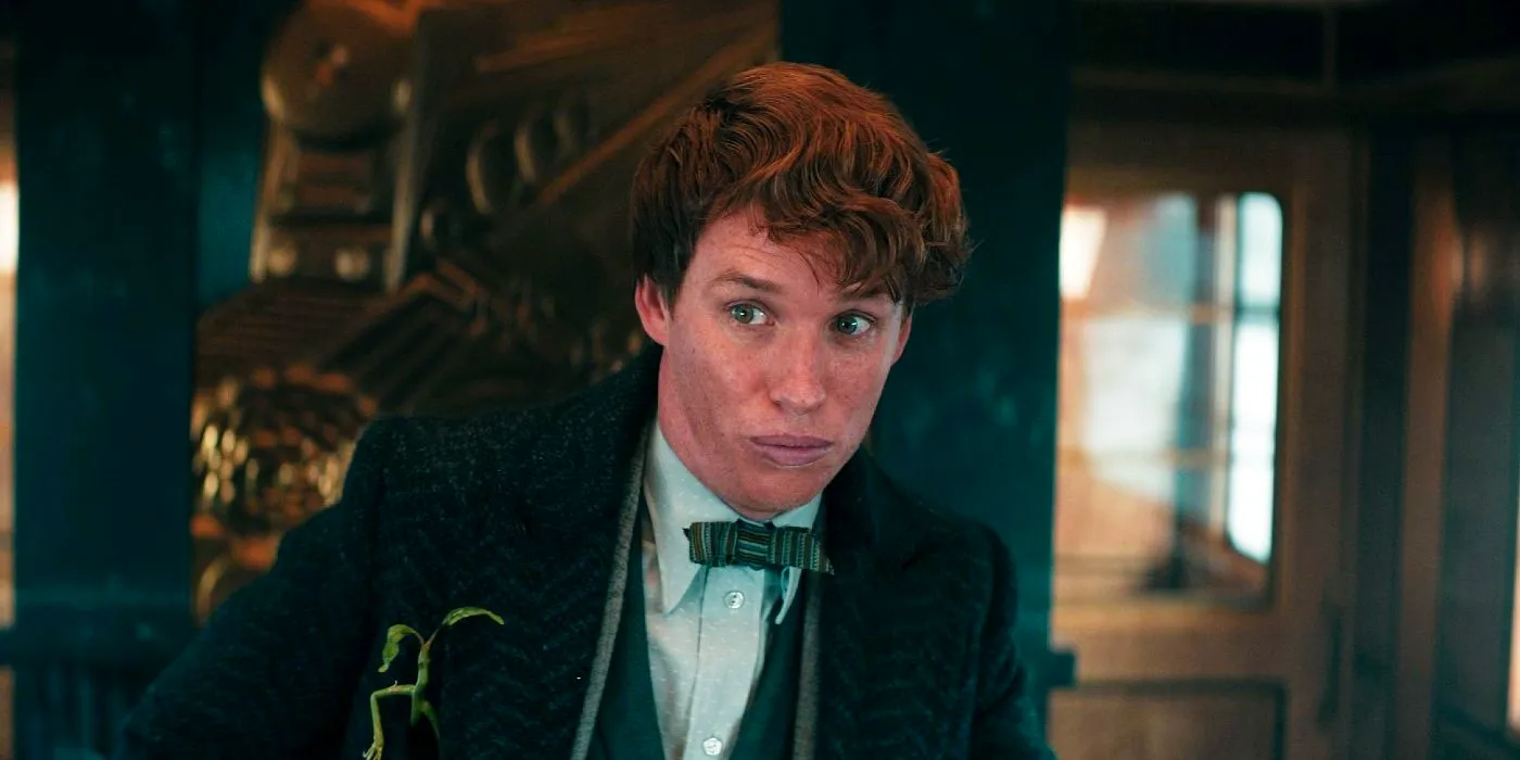 Eddie Redmayne as Newt Scamander in Fantastic Beasts: The Secrets of Dumbledore. Image