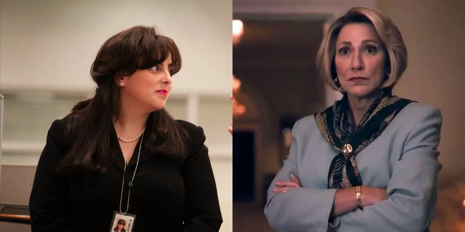 Edie Falco and Beanie Feldstien in American Crime Story Image