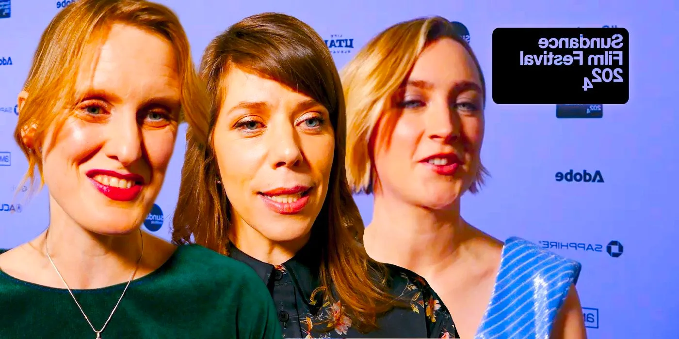 Edited image of Saoirse Ronan, Nora Fingscheidt & Amy Liptrot at The Outrun's Sundance premiere Image