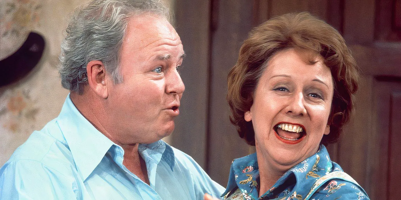 Edith and Archie Bunker from All in the Family Image