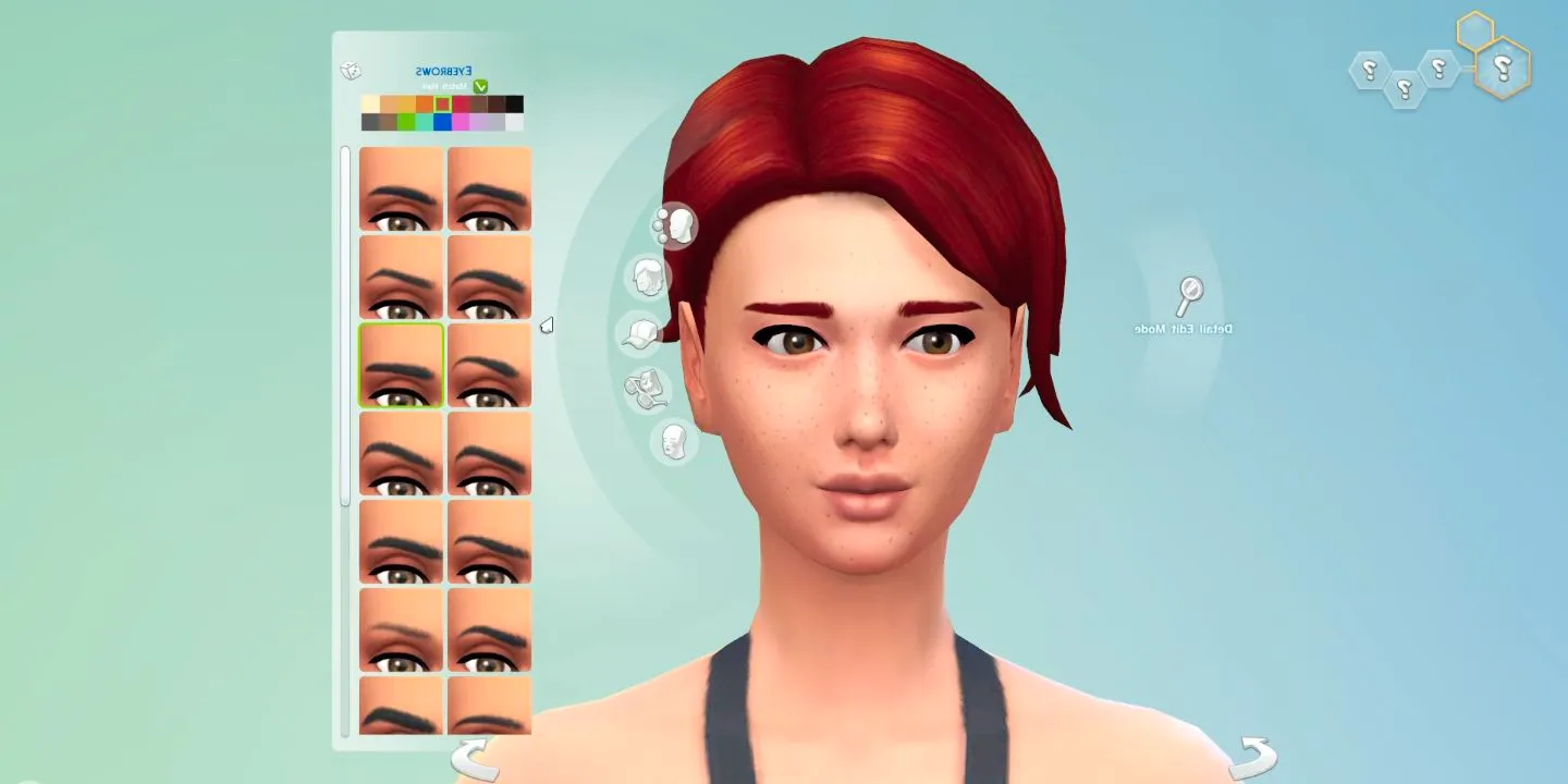 Editing in Sims 4 Create a Sim. Image