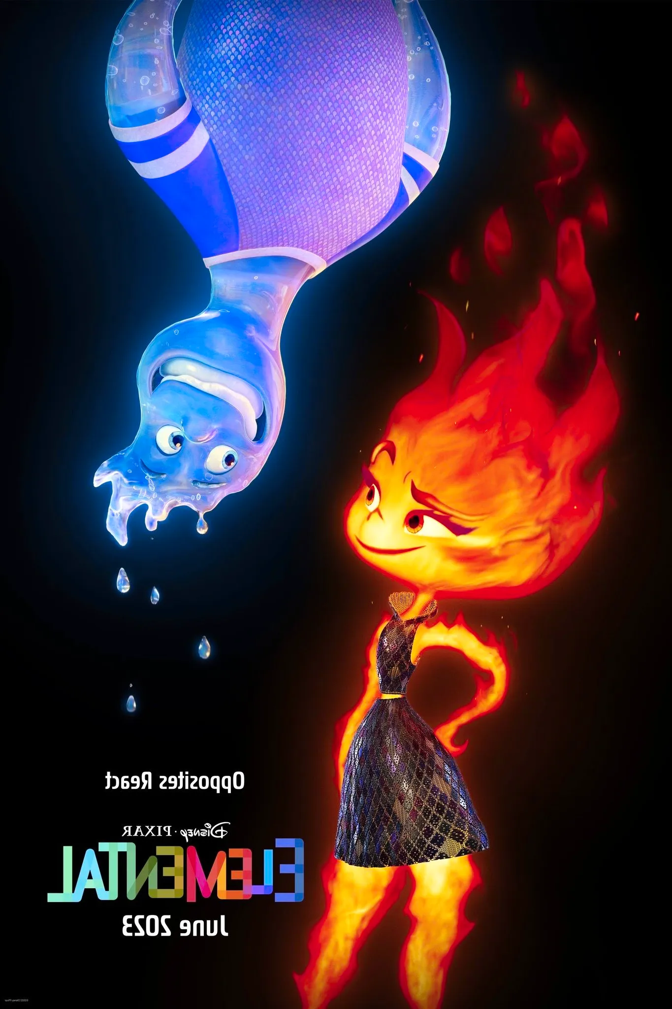 Elemental Movie Poster Image