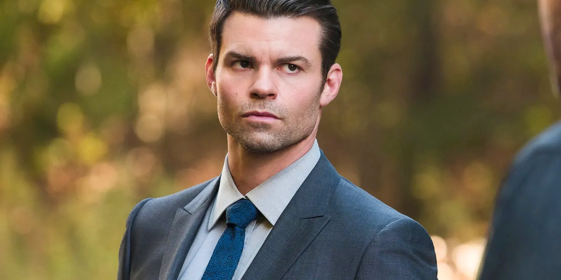 Elijah Mikaelson on The Originals staring at someone with warning Image