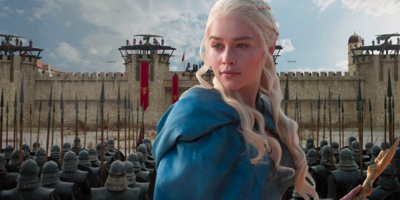 Emilia Clarke as Daenerys Targaryen King's Landing in Game of Thrones Image