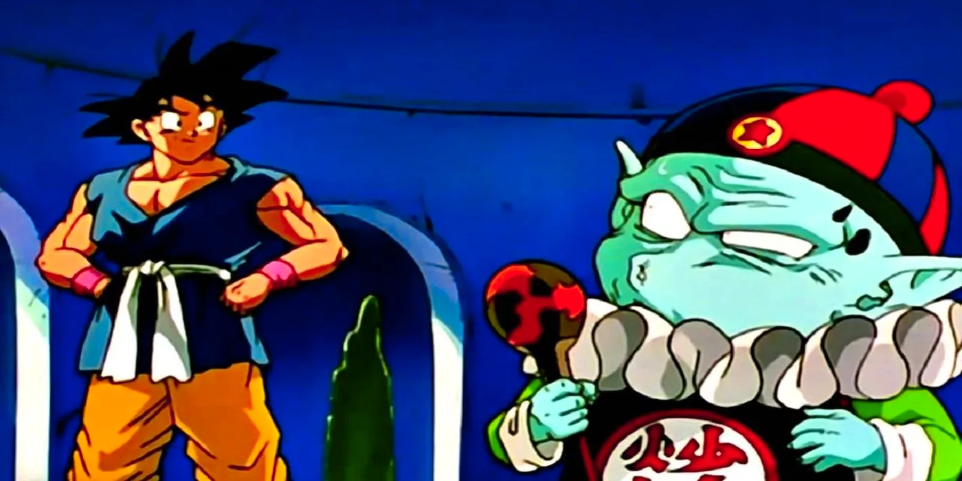 Emperor Pilaf runs into Goku in Dragon Ball GT Image