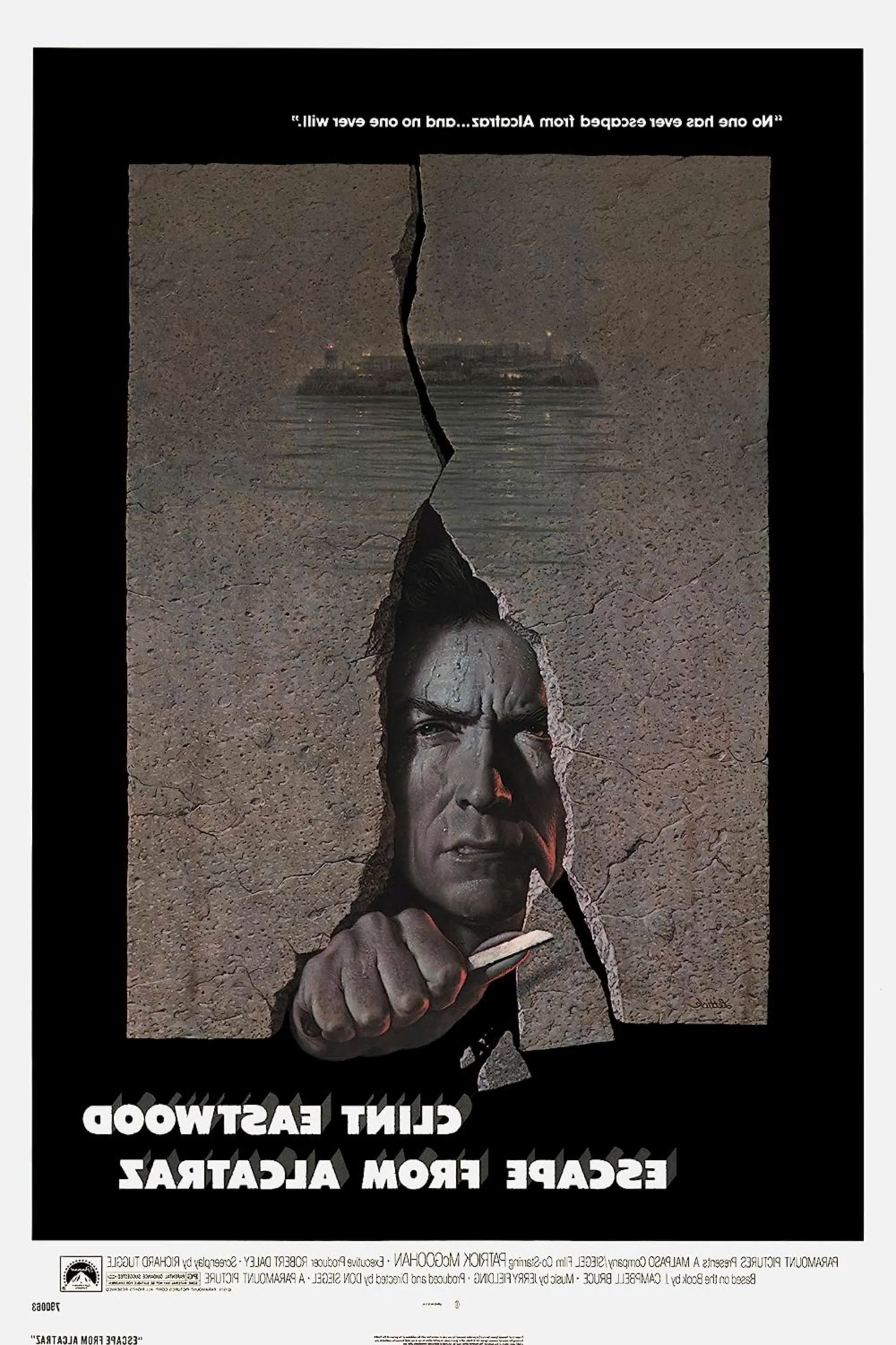 Escape From Alcatraz - Poster - Clint Eastwood Image