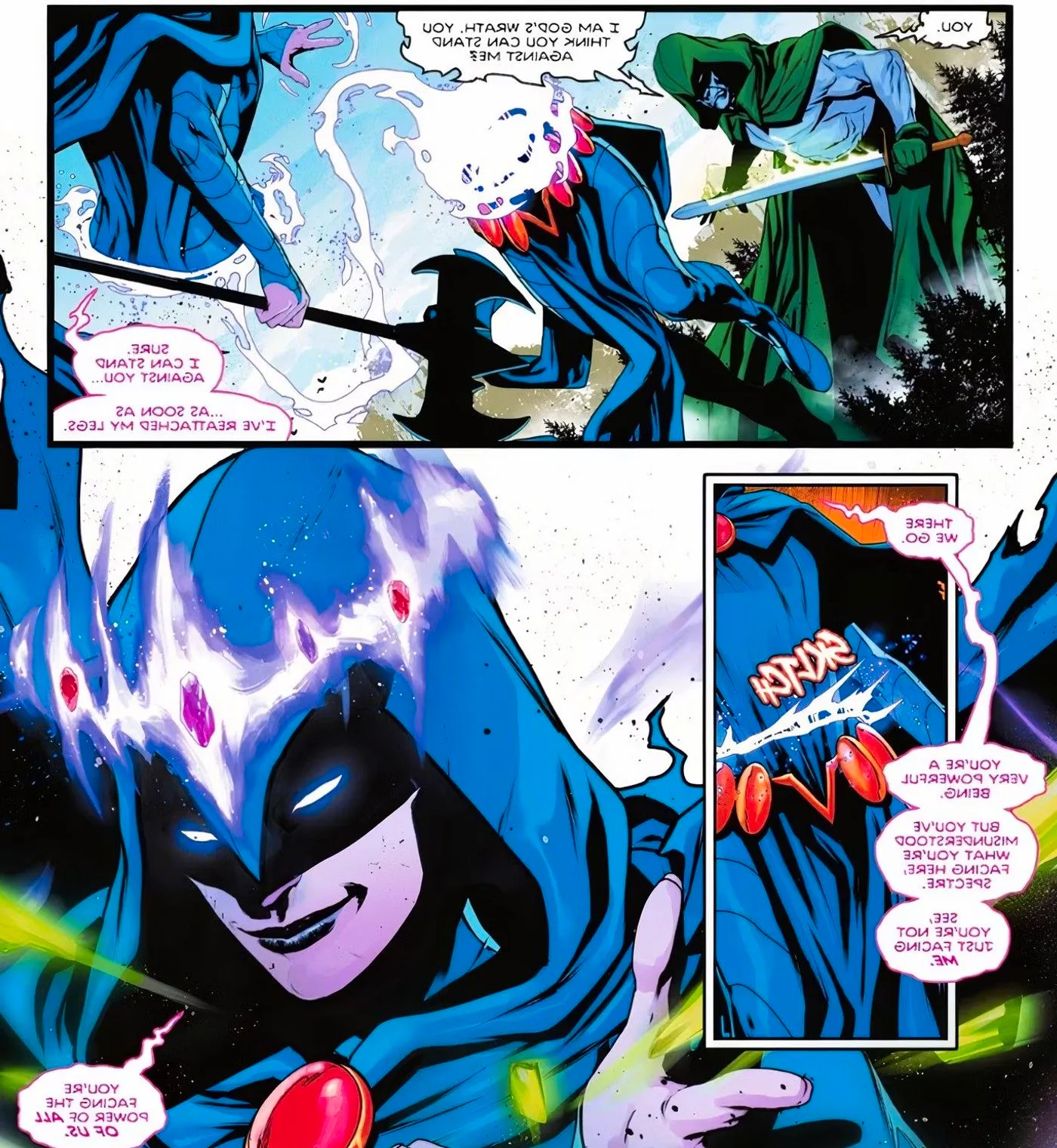 evil raven attacks in titans Image