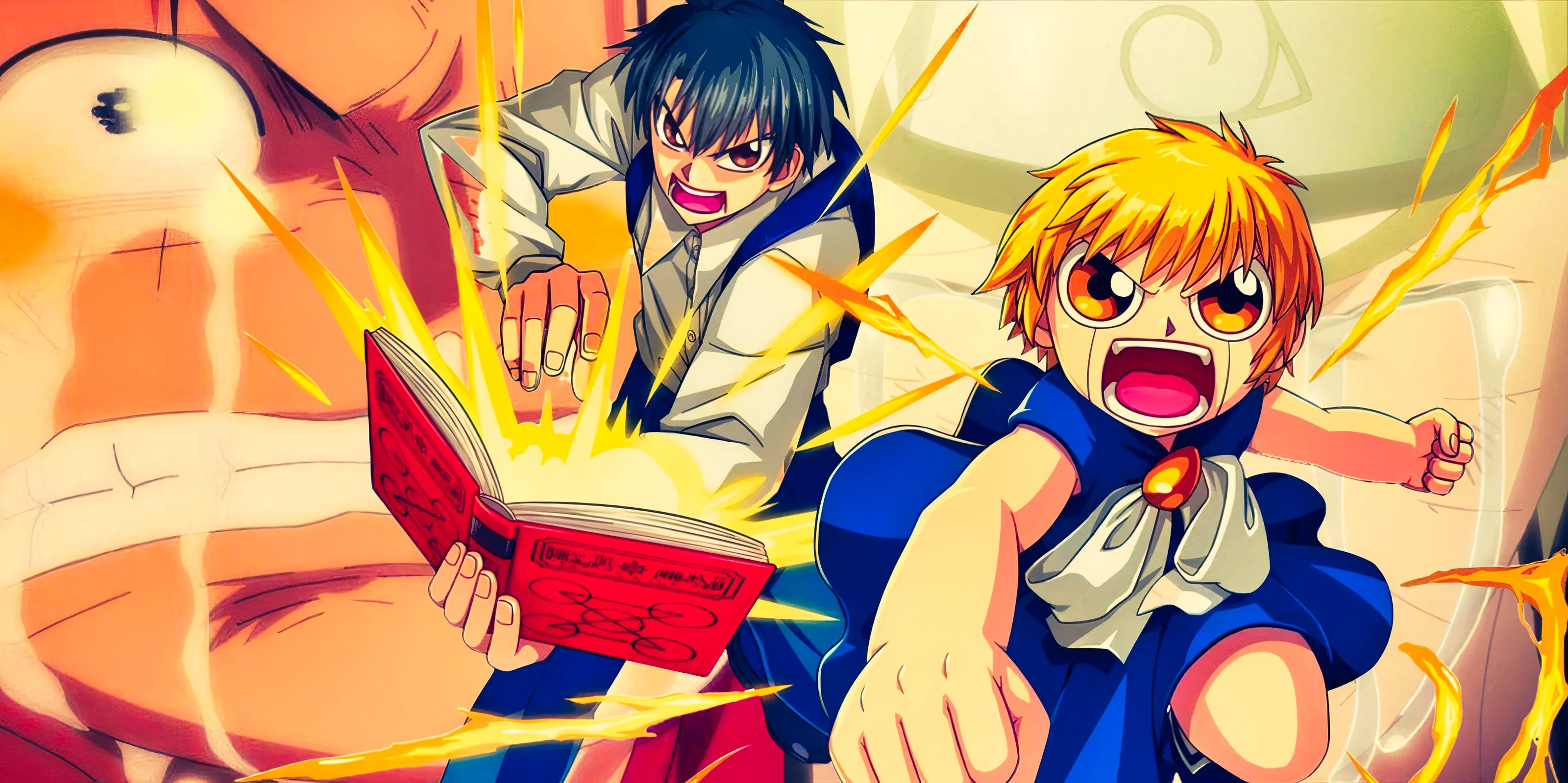 Feature header showcasing characters from Zatch Bell, Naruto, and One Piece Image