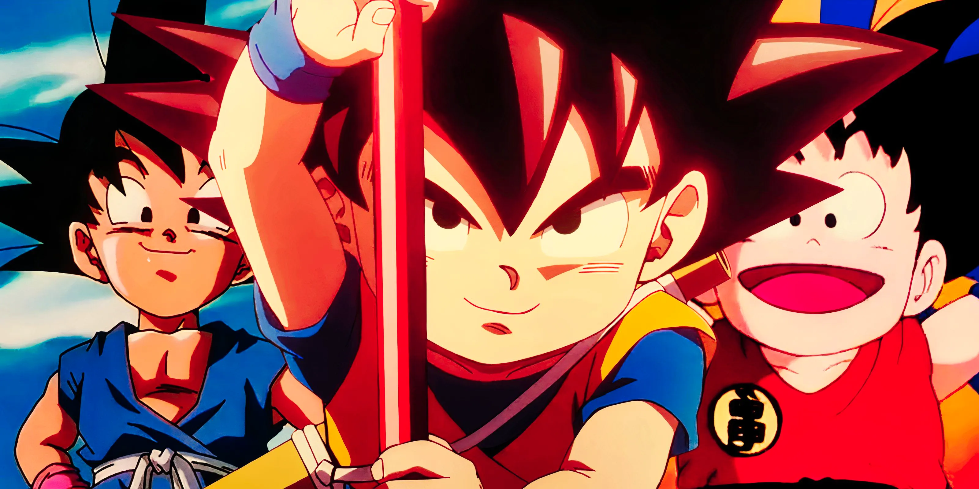 Feature header showing all the different versions of Kid Goku Image