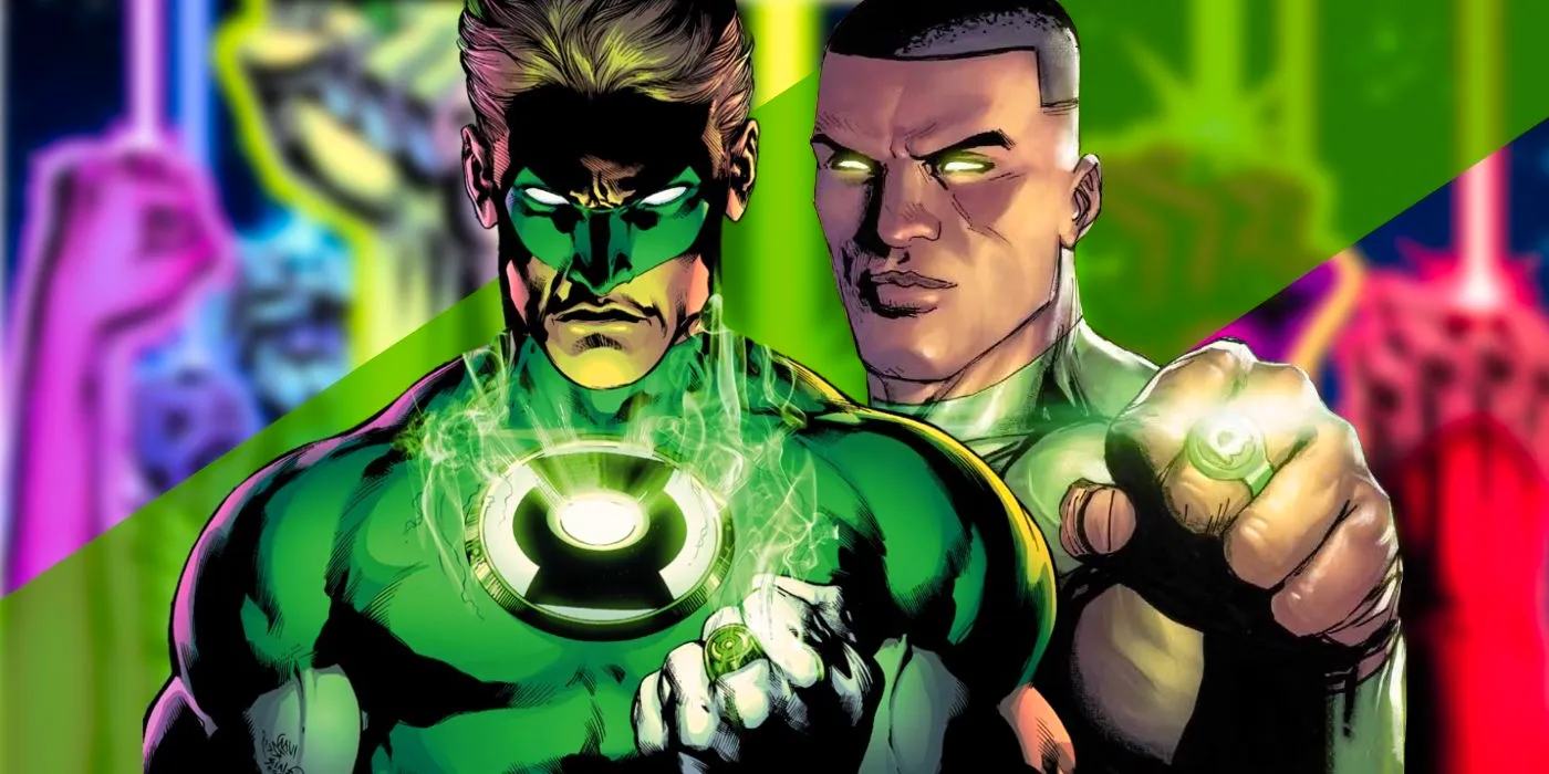 Featured Image: Green Lanterns John Stewart (left) and Hal Jordan (right)  Image