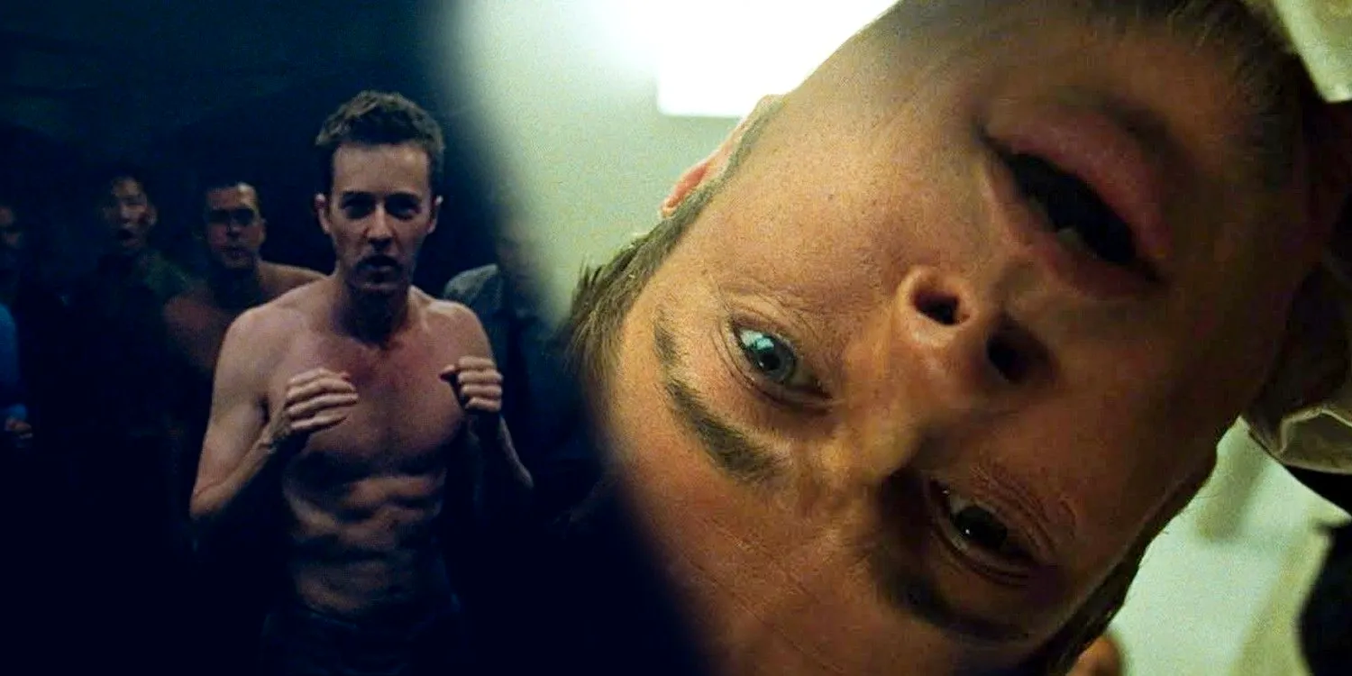 fight club rules brad pitt tyler durden edward norton narrator Image