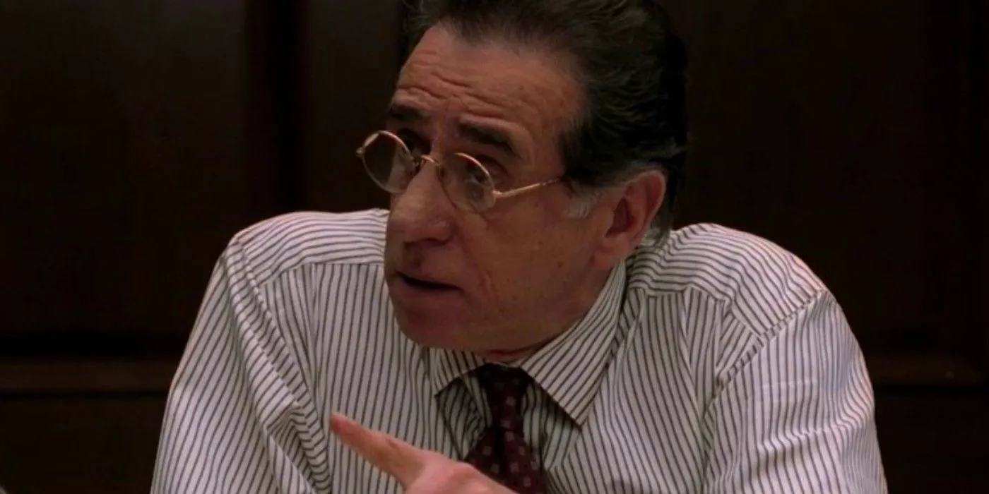 Frank Cubitoso sitting at a desk in The Sopranos Image