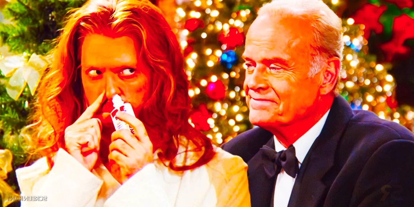 Frasier from the reboot and Niles as Jesus Image