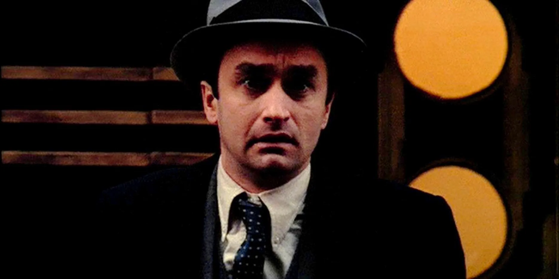 Fredo looking scared in The Godfather Image