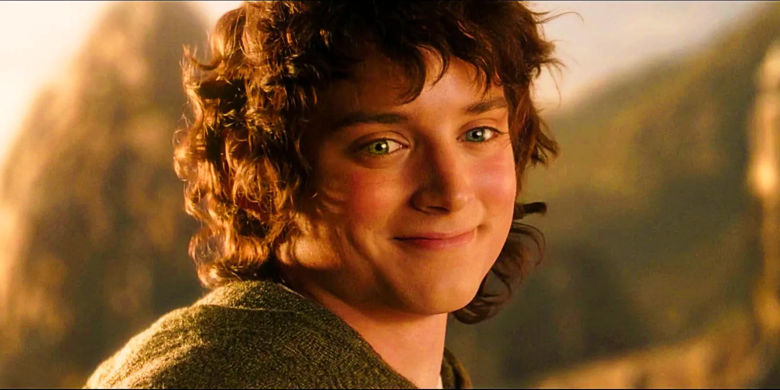 Frodo smiling at the end of Return of the King Image