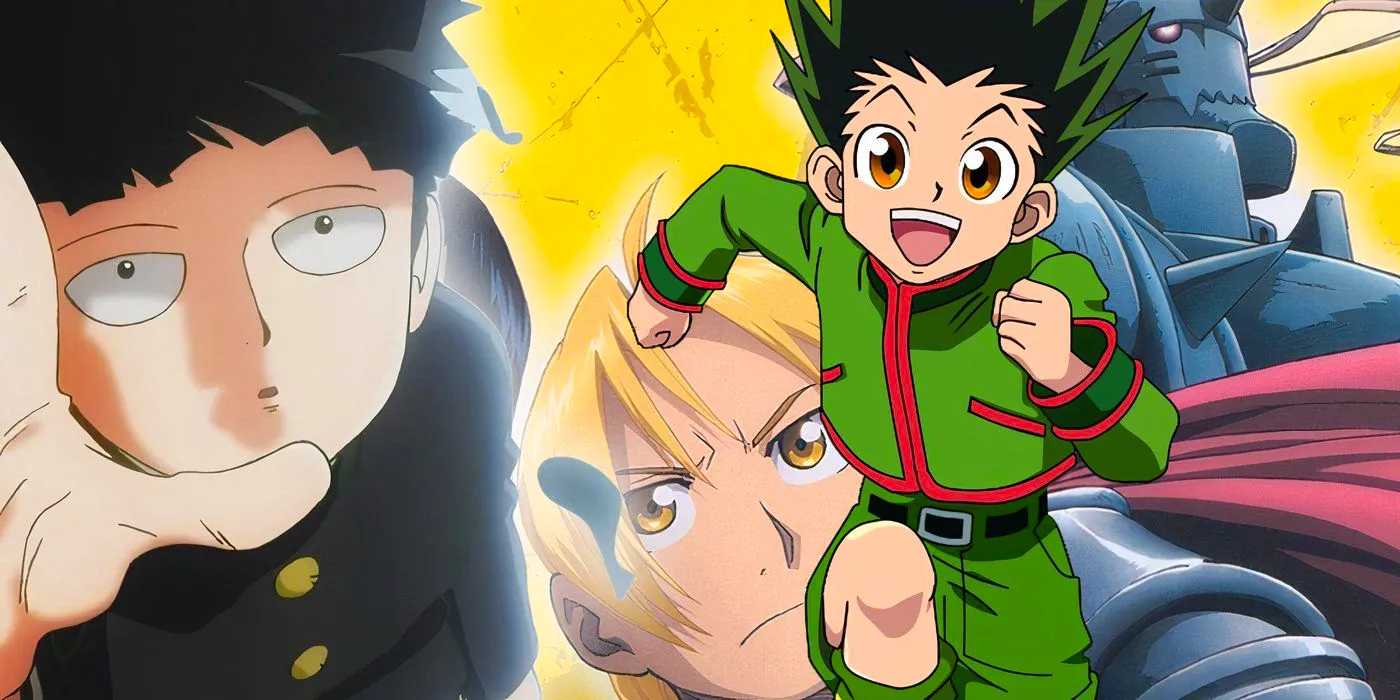 Fullmetal Alchemist Brotherhood with Gon Freecs and Shigeo Mob Image