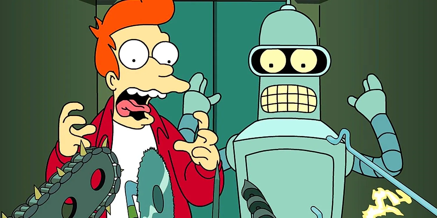 futurama bennder fry suicide booth Image