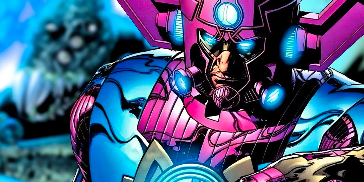 galactus and a cosmic parasite Image