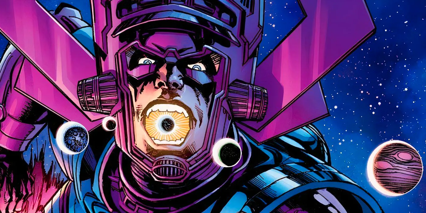 Galactus eating an entire planet in one bite. Image