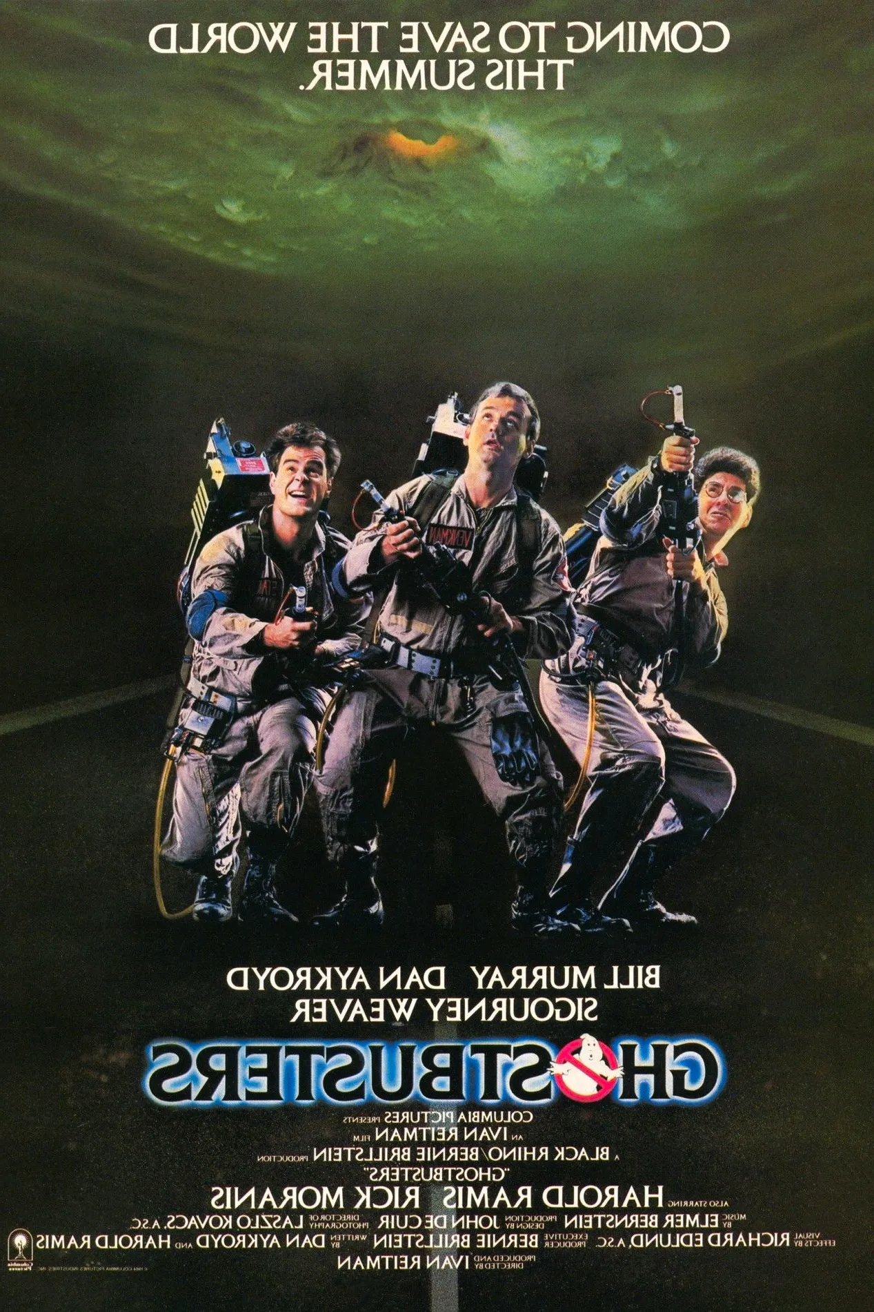 Ghostbusters 1984 Movie Poster Image