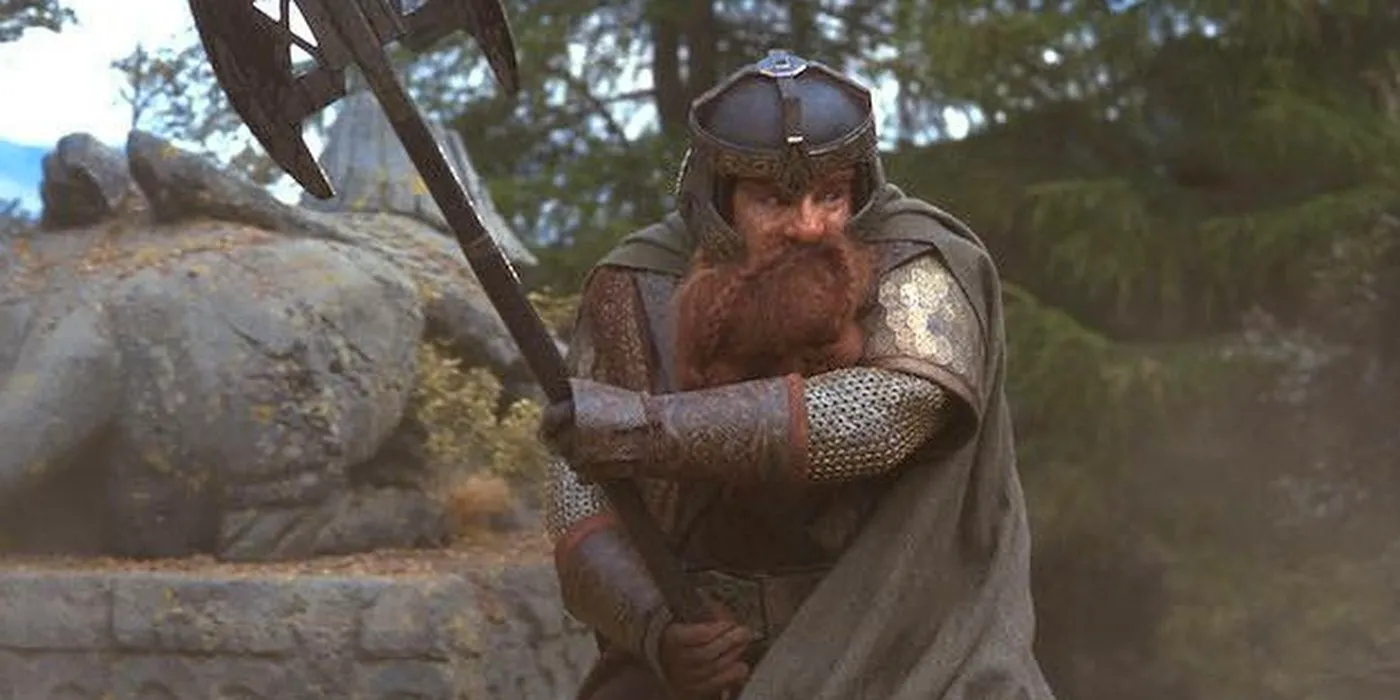 Gimli with his axe Image