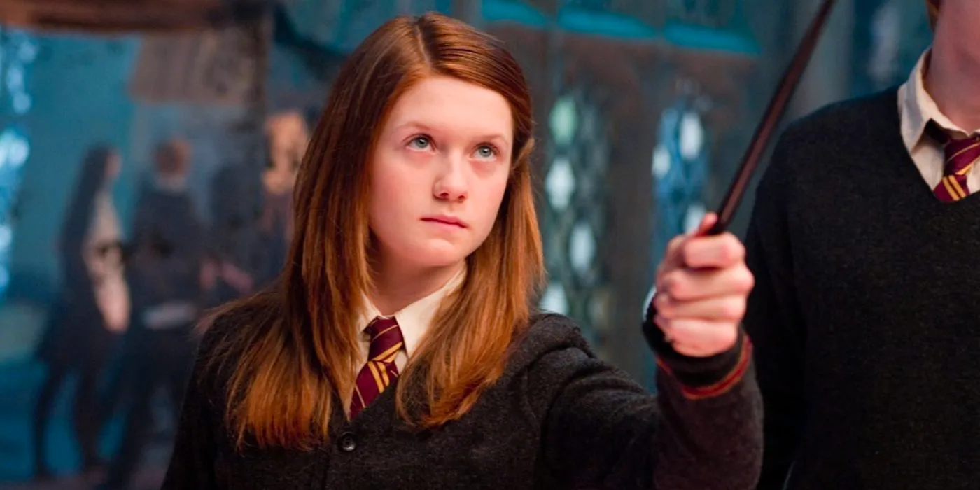 Ginny Weasley practicing with Dumbledore's Army Image