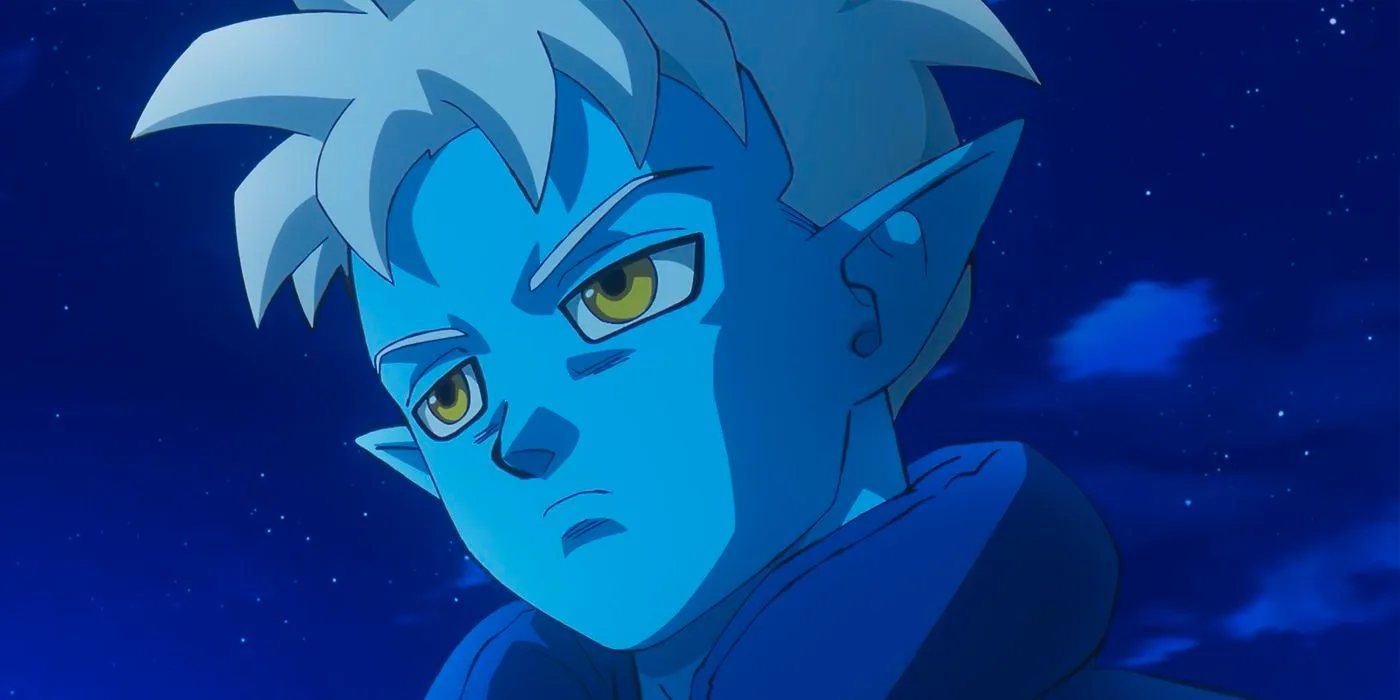 Glorio emerges from his ship in Dragon Ball Daima. Image