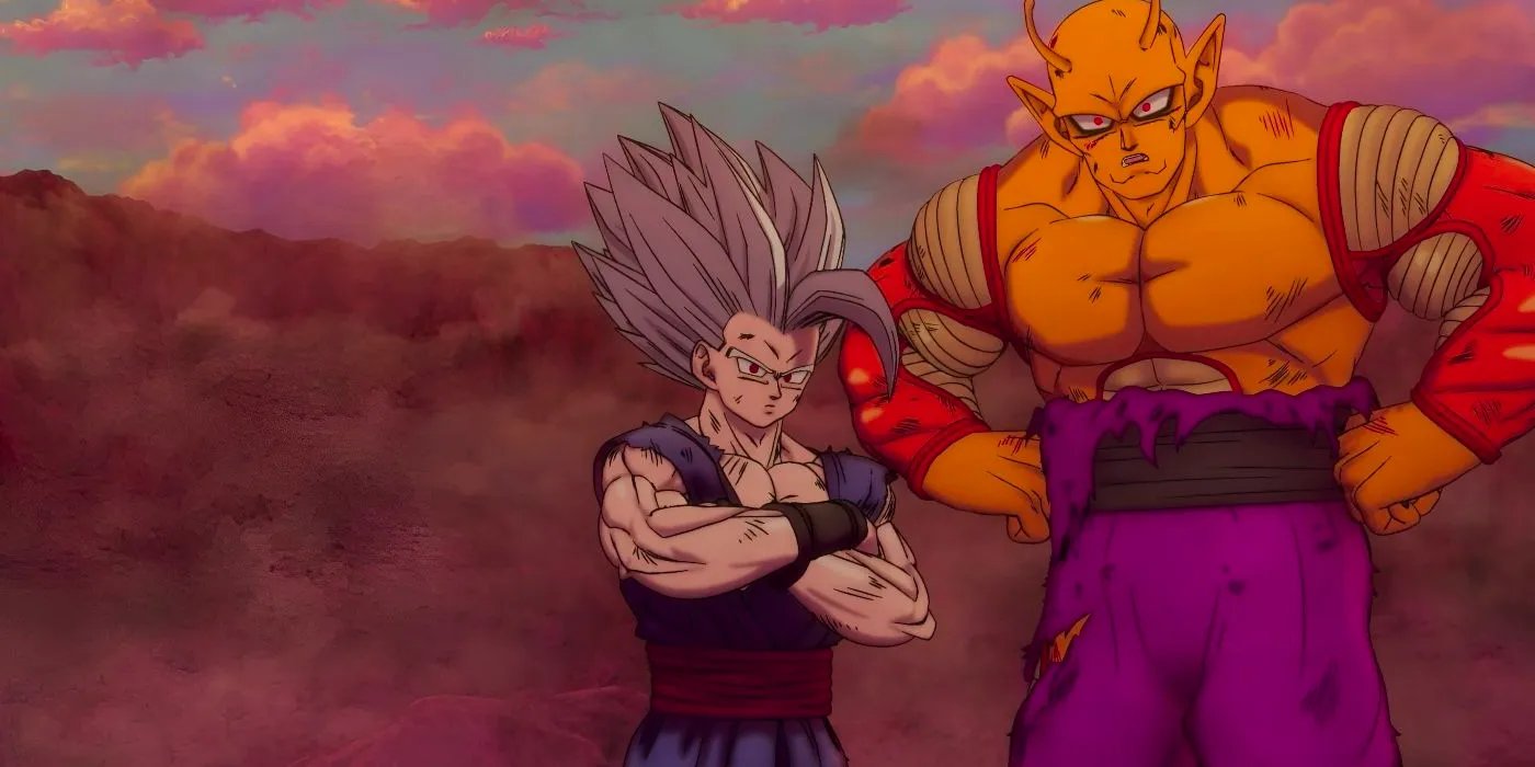 Gohan Beast and Orange Piccolo look puzzled in Dragon Ball Super: Super Hero Image