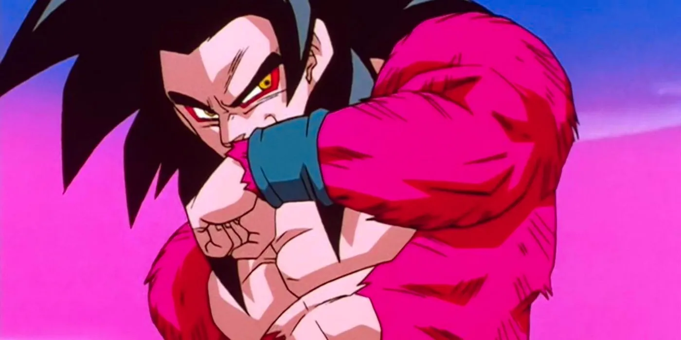 Goku in Super Saiyan 4 form in Dragon Ball GT. Image