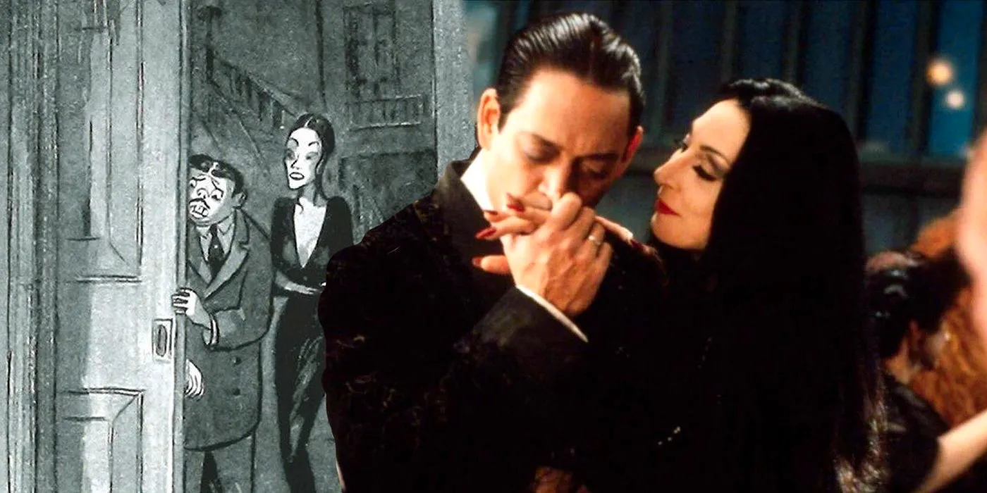 Gomez and Morticia Addams Family Image